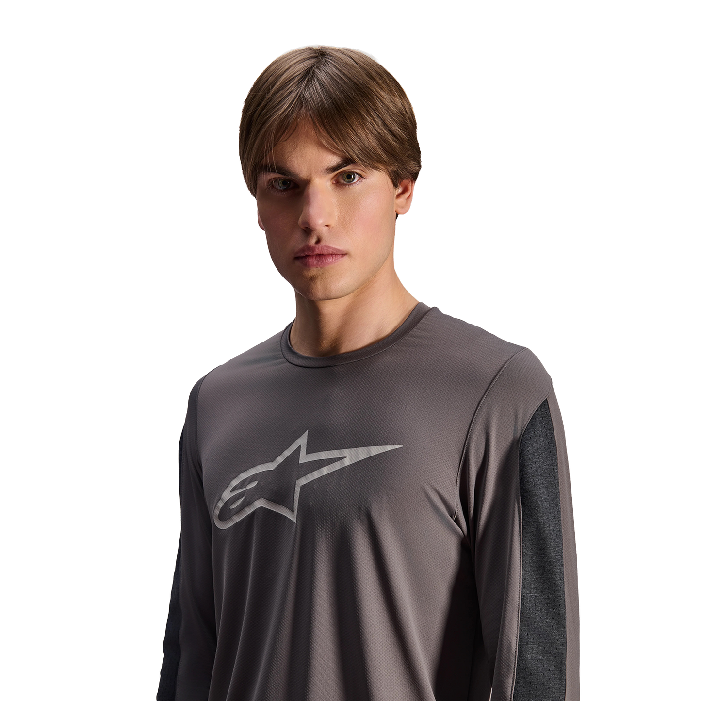 Maillot ALPINESTARS A-DURA INSET ASTAR Manches Longues Gris