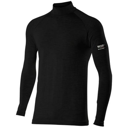 Sous-Vêtement SIXS TS3 MERINOS Manches Longues Noir