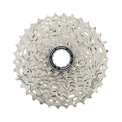 Cassette 12V SHIMANO 105 CS-R7101 – photo principale sur fond blanc