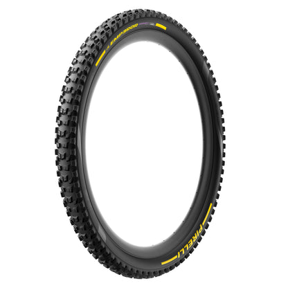 Pneu PIRELLI SCORPION EMPEROR 27.5x2.40 Soft DualWall Tubeless Ready Souple Noir/Jaune Team Edition