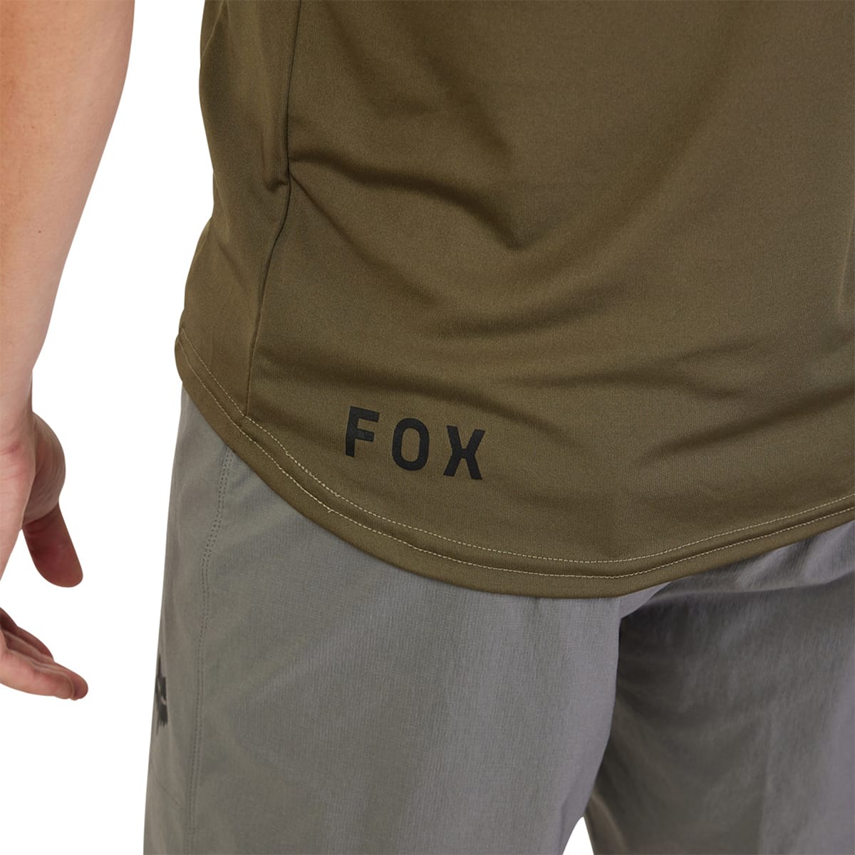 Maillot FOX RANGER LAB HEAD Manches Courtes Vert