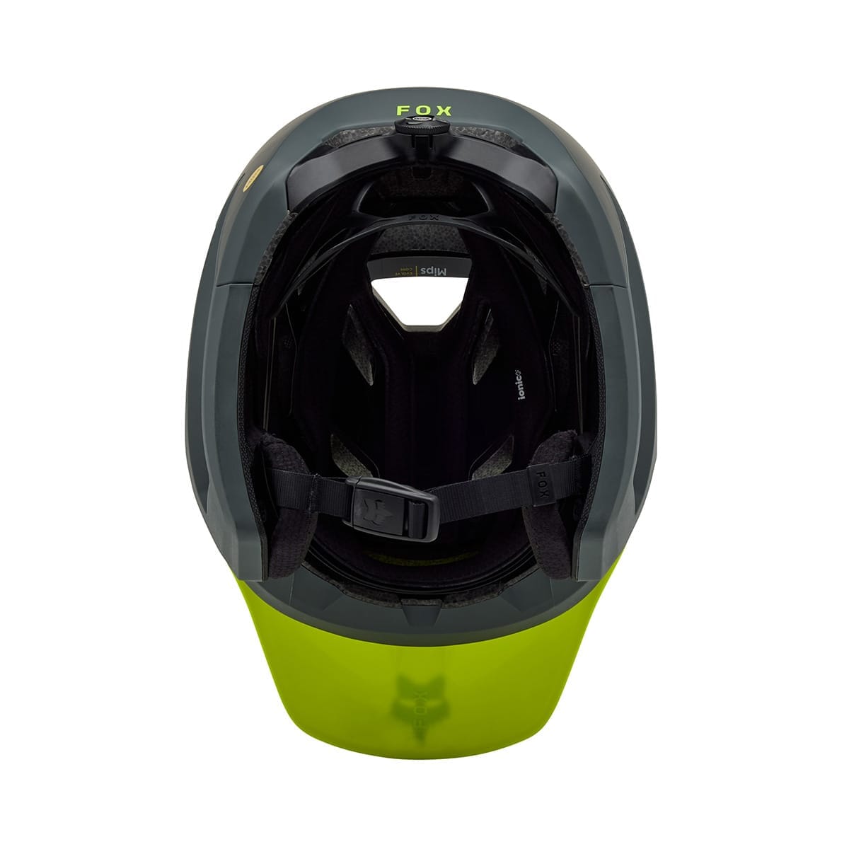 Casque VTT FOX DROPFRAME PRO Jaune/Gris 2024