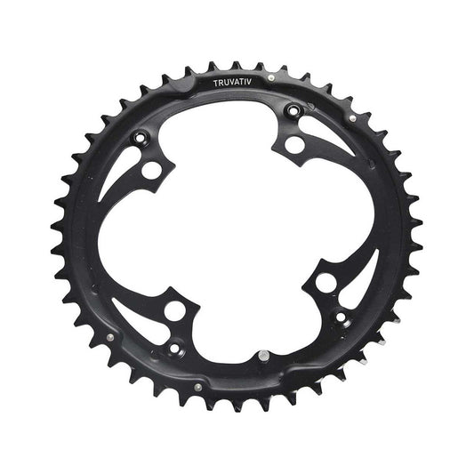 Plateau Extérieur SRAM MTB 104BCD 9/10V 4 Trous 104mm — vue du plateau sur fond blanc