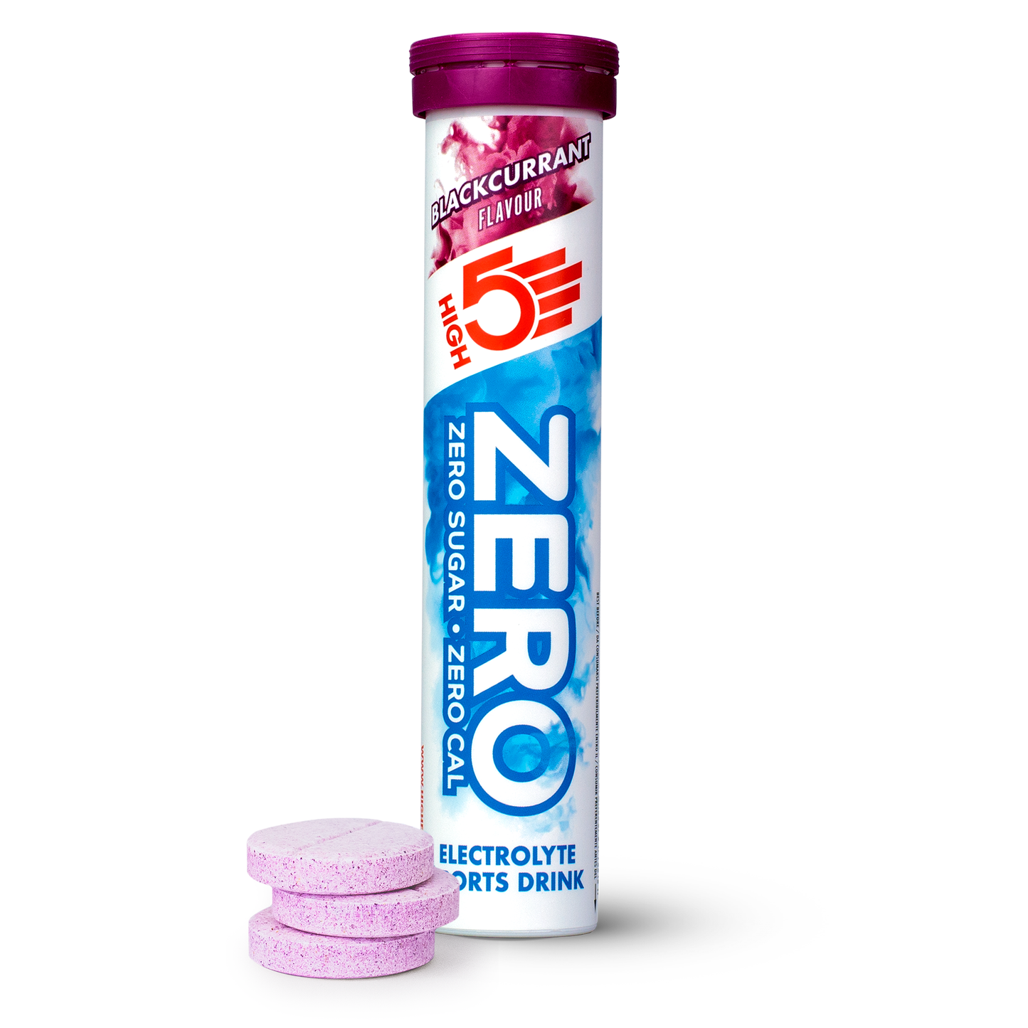 Pastilles d'Hydratation Electrolytes HIGH5 ZERO (x20) Cassis