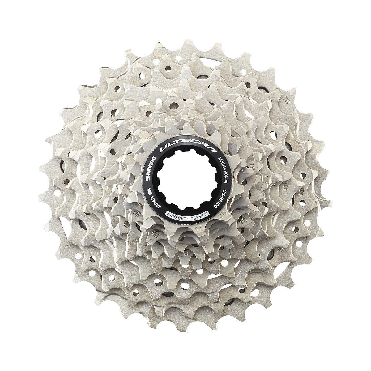 Cassette 12V SHIMANO ULTEGRA CS-R8101 – photo principale sur fond blanc