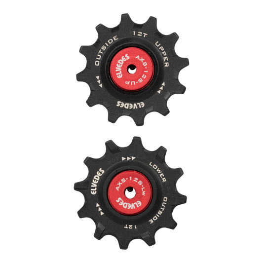 Galets de Dérailleur ELVEDES 12 Dents Sram Red/Force AXS 12V Roulements Céramiques NW