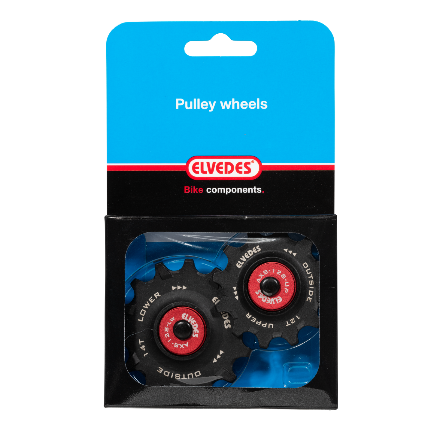 Galets de Dérailleur ELVEDES 12/14 Dents Sram Red/Force AXS 12V Roulements Céramiques NW