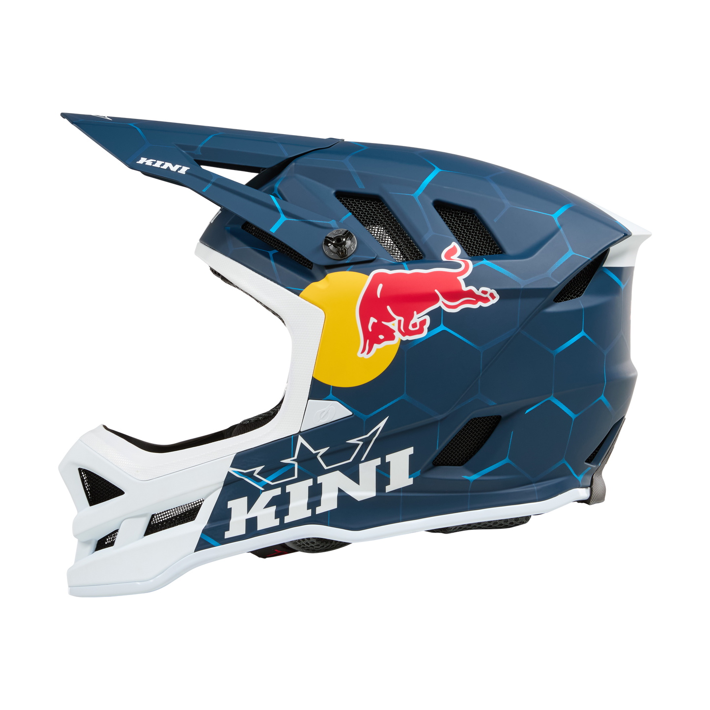 Casque VTT O'NEAL DHC KINI RED BULL 1.0 Blanc/Bleu