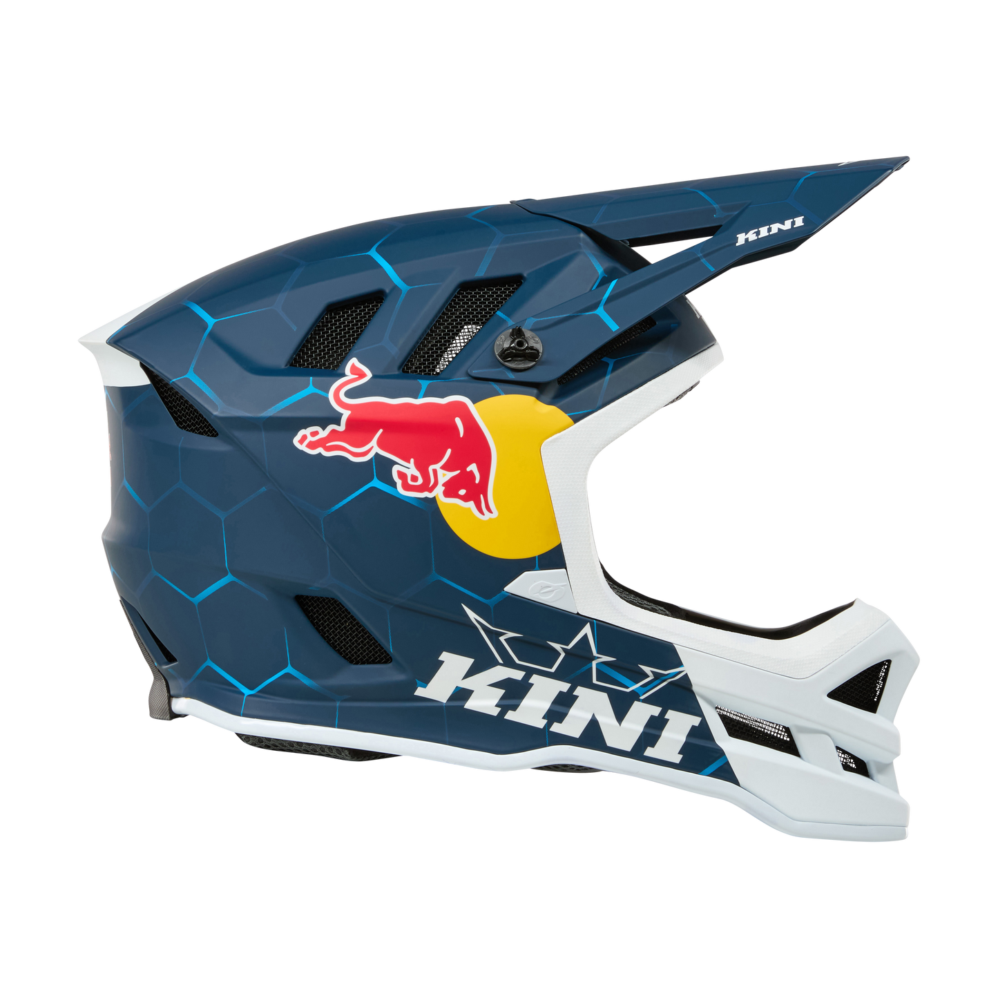 Casque VTT O'NEAL DHC KINI RED BULL 1.0 Blanc/Bleu
