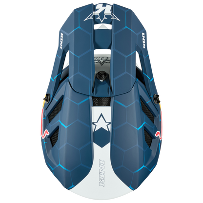 Casque VTT O'NEAL DHC KINI RED BULL 1.0 Blanc/Bleu
