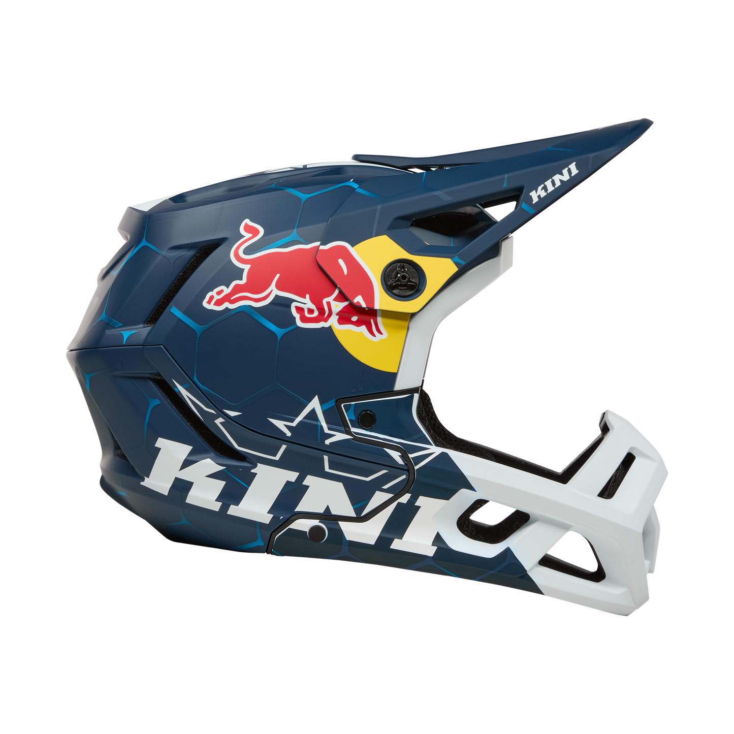 Casque VTT O'NEAL EC KINI RED BULL 1.0 Blanc/Bleu