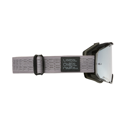 Masque O'NEAL B-22 STATIC Gris Écran Silver Mirror