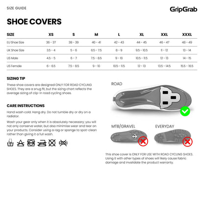 Couvre-Chaussures GRIPGRAB RIDE Hi-ViIS WATERPROOF Jaune