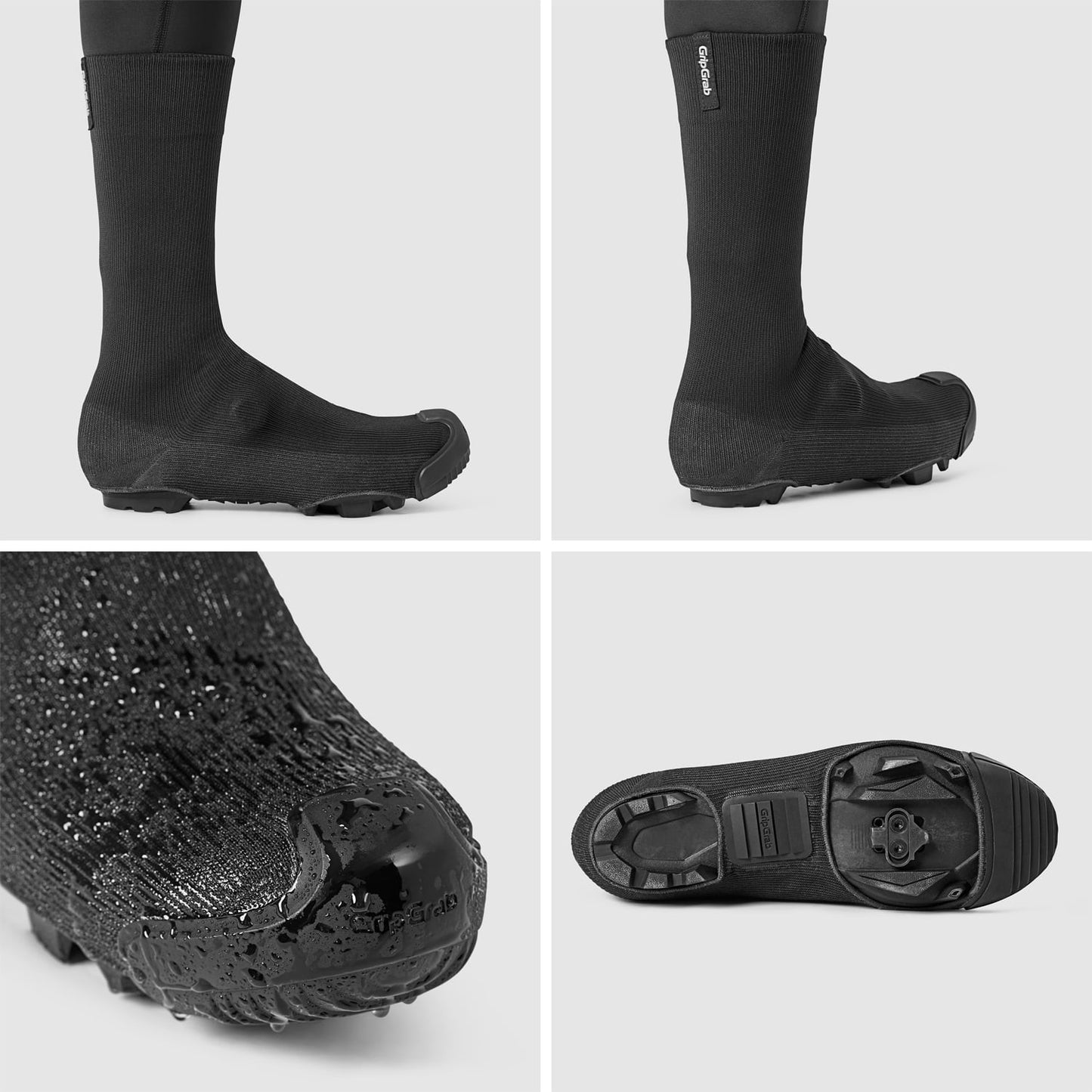 Couvre-Chaussures GRIPGRAB EXPLORER WATRPROOF GRAVEL Noir
