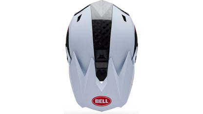 Casque VTT BELL FULL-10 SPHERICAL CARBON PEAK Blanc