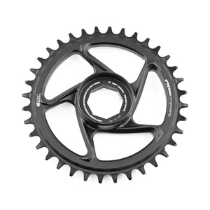 Plateau Mono E-THIRTEEN E-SPEC 11/12V Direct Mount Brose S Mag — vue du plateau sur fond blanc