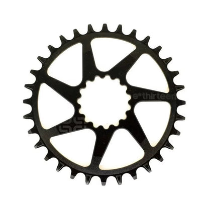 Plateau Mono E-THIRTEEN HELIX PLUS 11/12V Direct Mount Boost/SuperBoost 52/55mm — vue du plateau sur fond blanc
