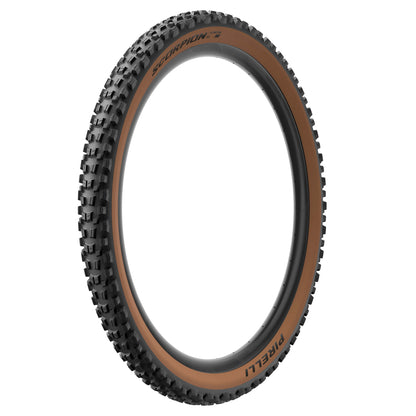 Pneu PIRELLI SCORPION E-MTB M 27.5x2.60 Tubeless Ready Souple Marron
