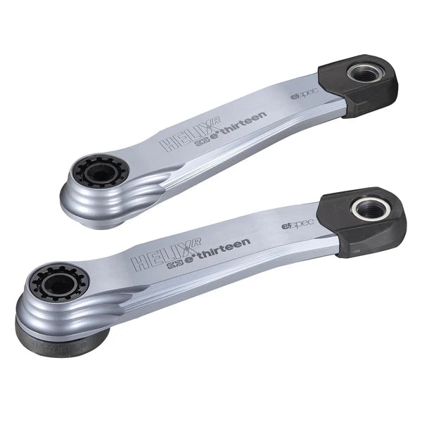 Manivelles VAE E.THIRTEEN E-SPEC HELIX RACE ALLOY pour Fazua Ride 60 Argent