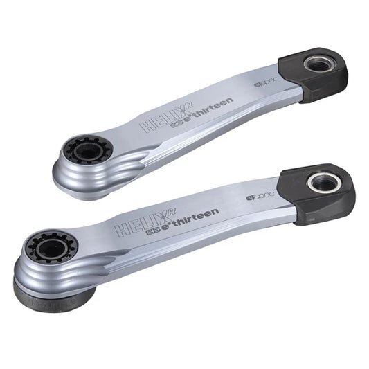 Manivelles VAE E.THIRTEEN E-SPEC HELIX RACE ALLOY pour Fazua Ride 60 Argent