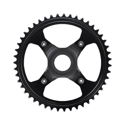 Plateau Mono E-Bike SHIMANO SM-CRE80-R 10/11V Ligne de chaine 50mm — vue du plateau sur fond blanc