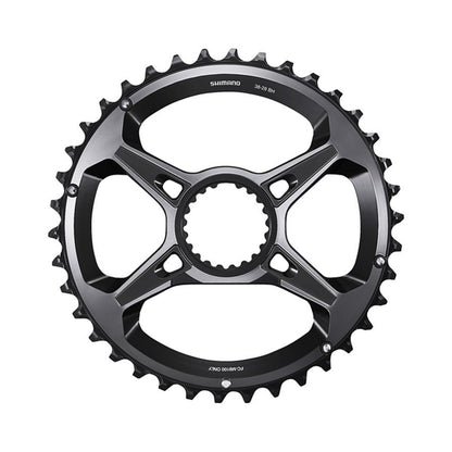 Plateau Extérieur SHIMANO XTR pour FC-M9100-2 (28-38 dents) 12V — vue du plateau sur fond blanc