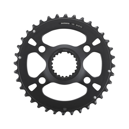 Plateau Extérieur SHIMANO SLX pour FC-M7100-2/FC-M7120-B2 (26-36 dents) 12V — vue du plateau sur fond blanc