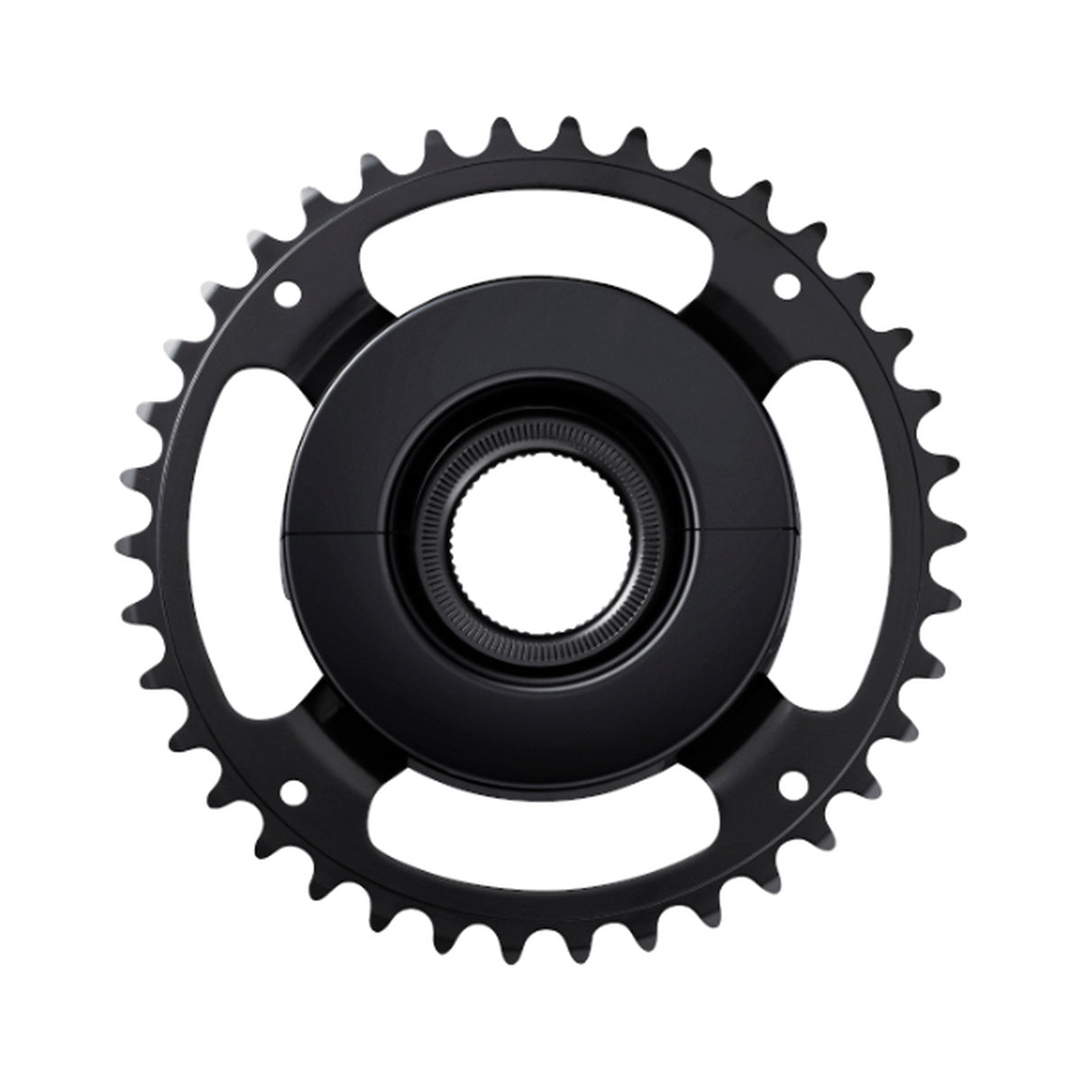 Plateau Mono E-Bike SHIMANO SM-CRE61 9/10/11V — vue du plateau sur fond blanc
