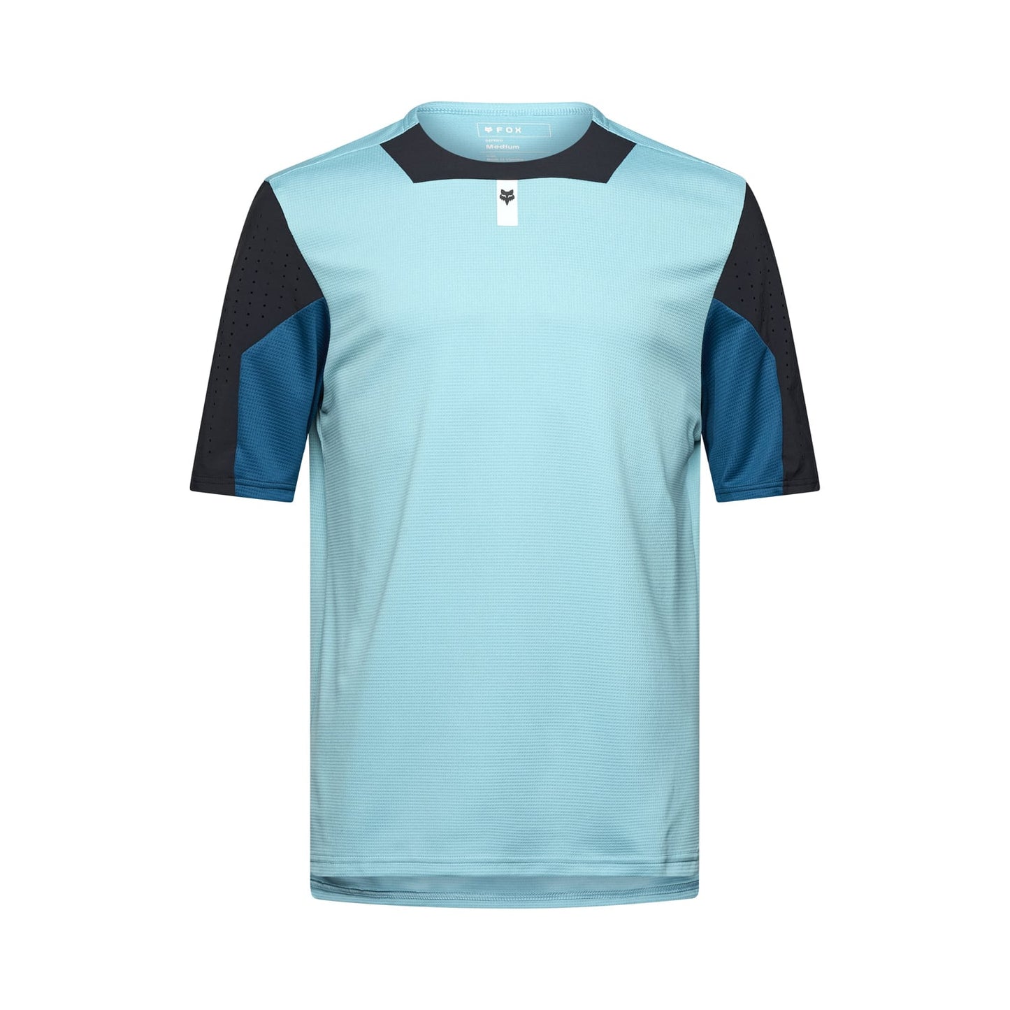 Maillot FOX DEFEND Manches Courtes Bleu 2025