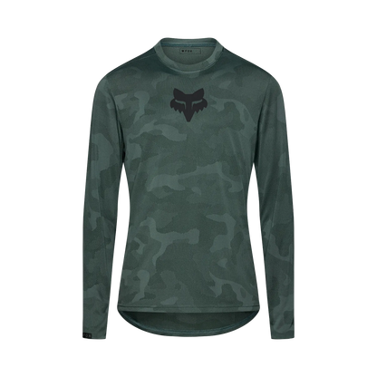 Maillot FOX RANGER TRU DRI Manches Longues Vert Sauge