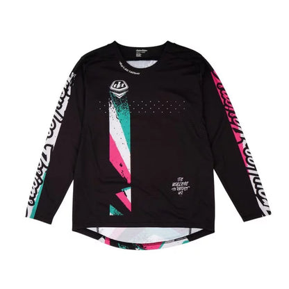 Maillot TROY LEE DESIGNS SPRINT FULL PULL Junior Manches Longues Noir