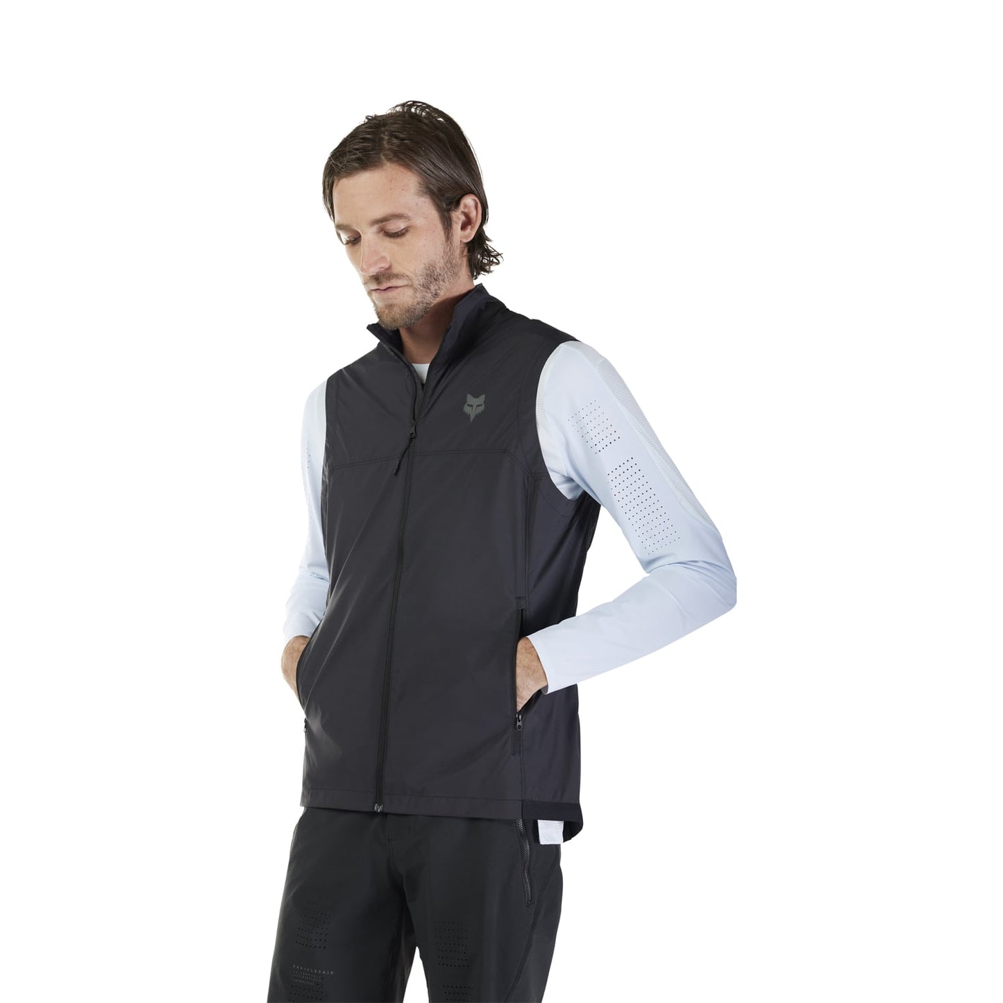 Gilet Sans Manches FOX RANGER WIND Noir 2025