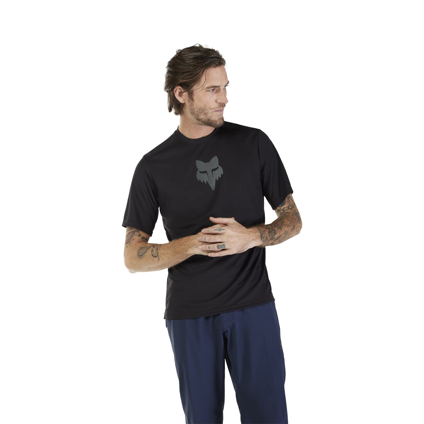 Maillot FOX RANGER HEAD Manches Courtes Noir 2025