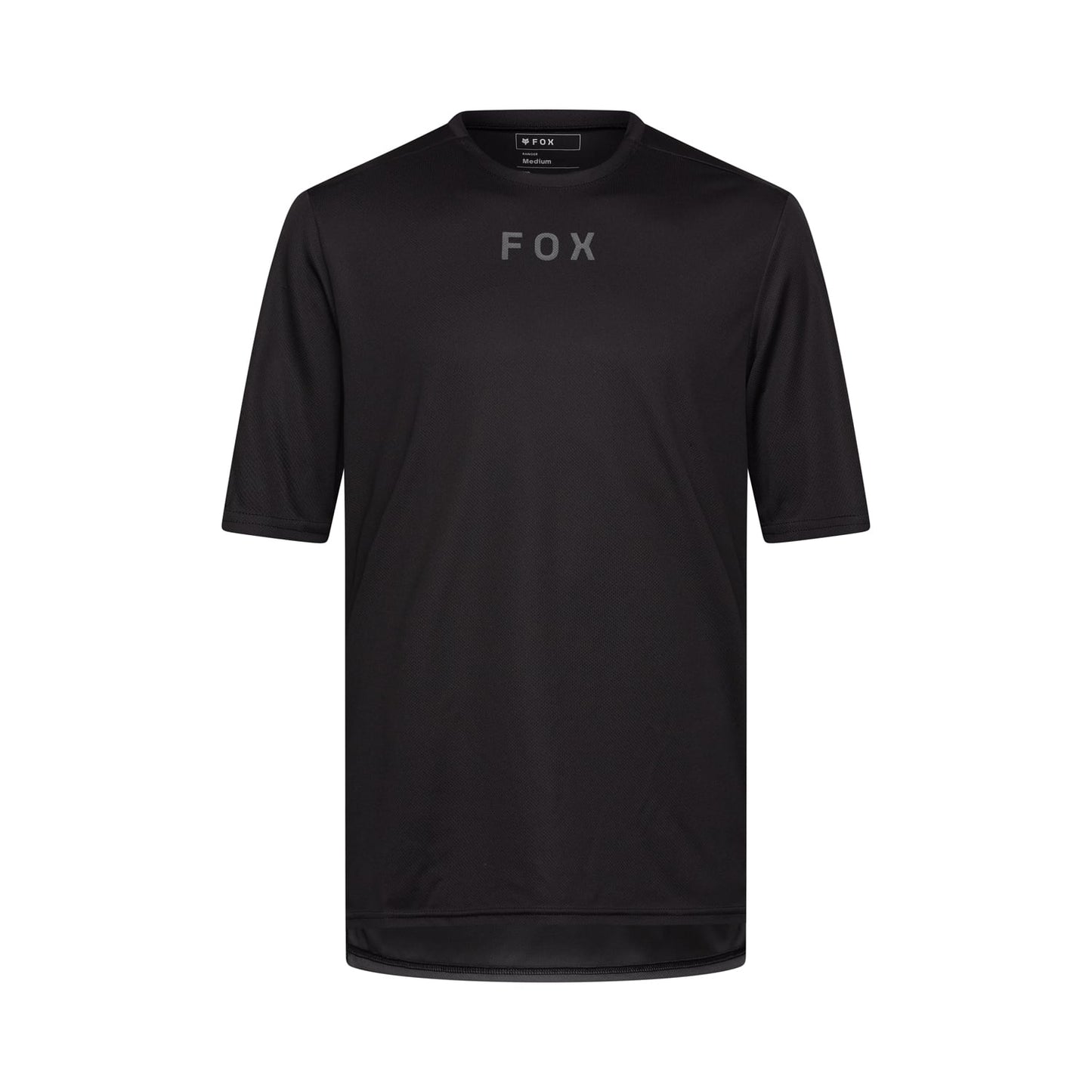 Maillot FOX RANGER WORDMARK Manches Courtes Noir 2025