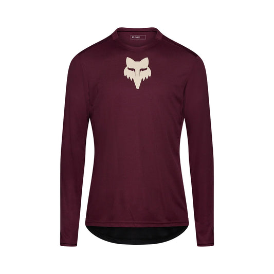 Maillot FOX RANGER FOX HEAD Manches Longues Bordeaux 2026