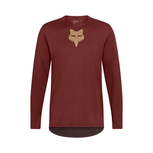 Maillot FOX RANGER FOX HEAD Manches Longues Bordeaux