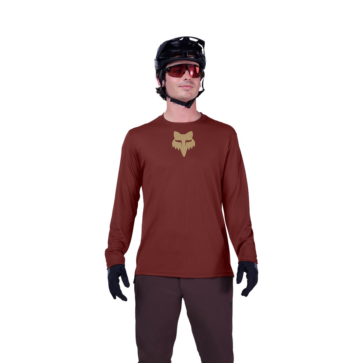 Maillot FOX RANGER FOX HEAD Manches Longues Bordeaux