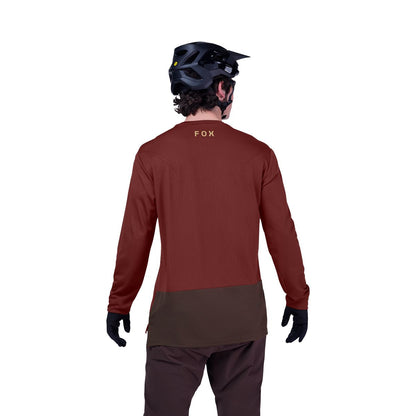 Maillot FOX RANGER FOX HEAD Manches Longues Bordeaux