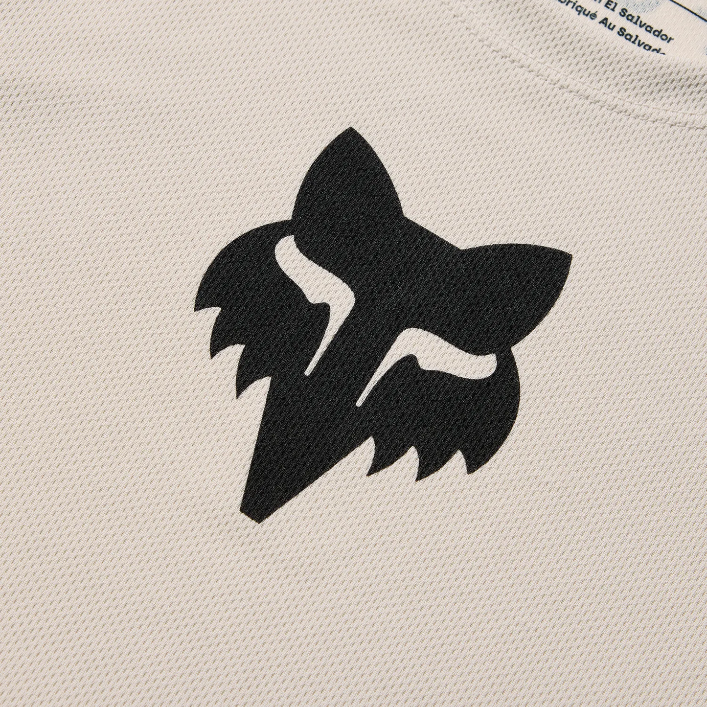 Maillot FOX RANGER HEAD Femme Manches Courtes Blanc Chalk