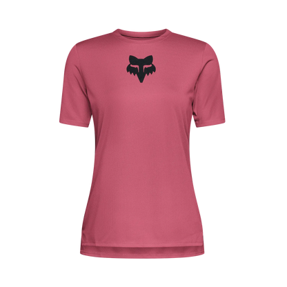 Maillot FOX RANGER HEAD Femme Manches Courtes Berry