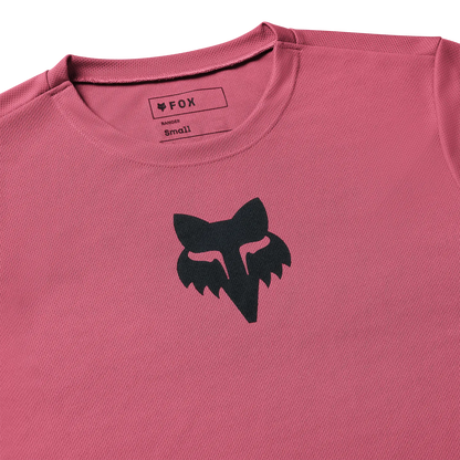 Maillot FOX RANGER HEAD Femme Manches Courtes Berry