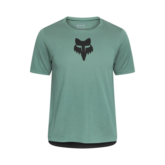 Maillot FOX RANGER HEAD Junior Manches Courtes Vert