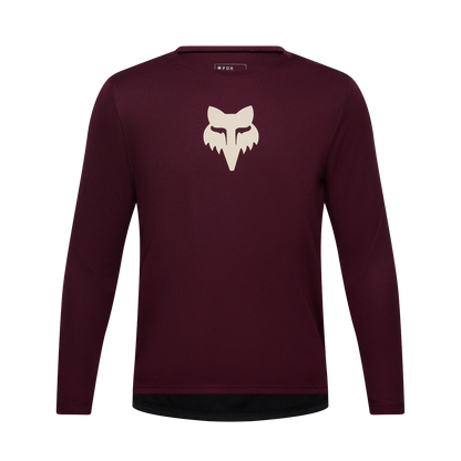 Maillot FOX RANGER FOX HEAD Junior Manches Longues Bordeaux