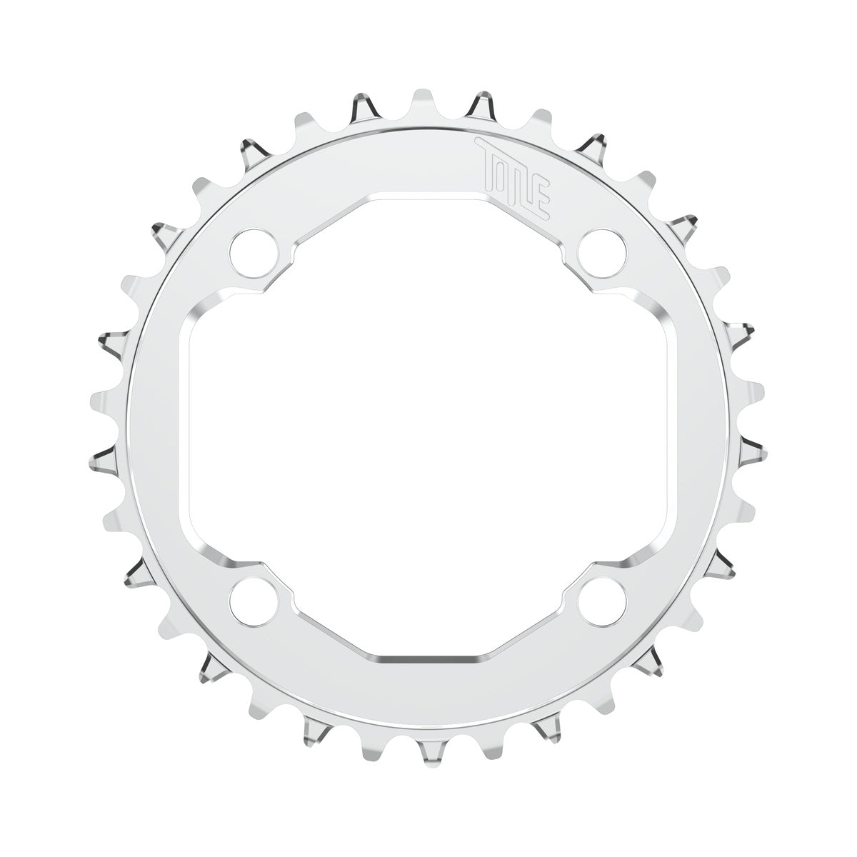 Plateau TITLE CR1-E 10/111/2V REGULAR 104 BCD Chrome — vue du plateau sur fond blanc
