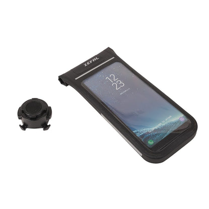 Support Smartphone Universel ZEFAL Z-CONSOLE DRY L — pochette et fixations