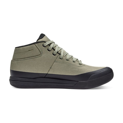 Chaussures VTT FOX UNION CANVAS MID Kaki – fond blanc, cadrage harmonisé