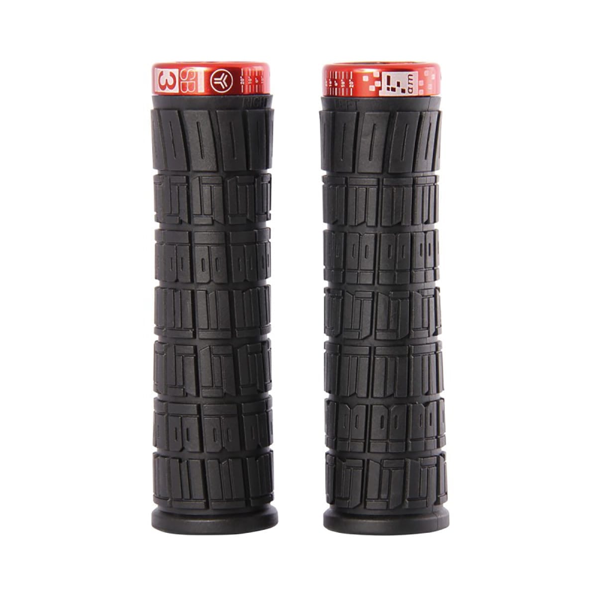 Grips SB3 FLOWY AM Lock-On 130 mm Noir / Rouge