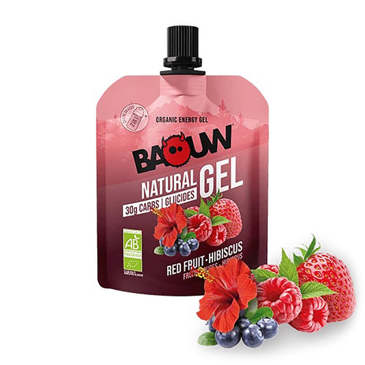 Gel Énergétique BAOUW BIO Fruits Rouges-Hibiscus (85g)