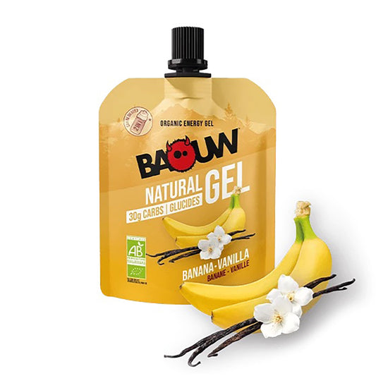 Gel Énergétique BAOUW BIO Banane-Vanille (85g)