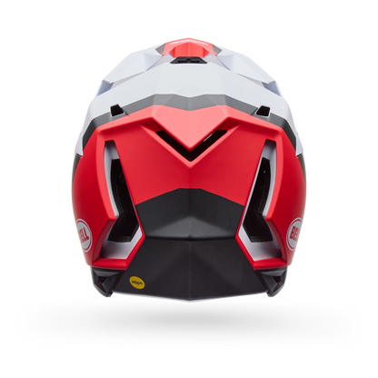 Casque VTT BELL FULL-10 MIPS LEVEL SET Blanc/Rouge